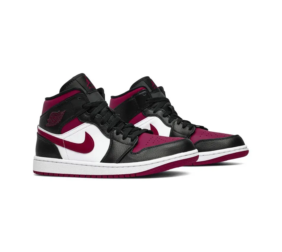 Air Jordan 1 Mid 'Bred Toe' (2019) фото