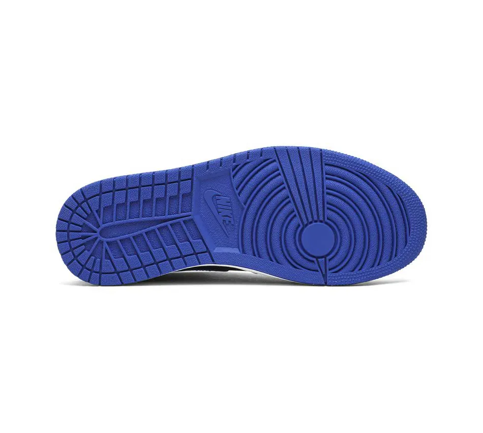 Air Jordan 1 Mid Black Hyper Royal фото
