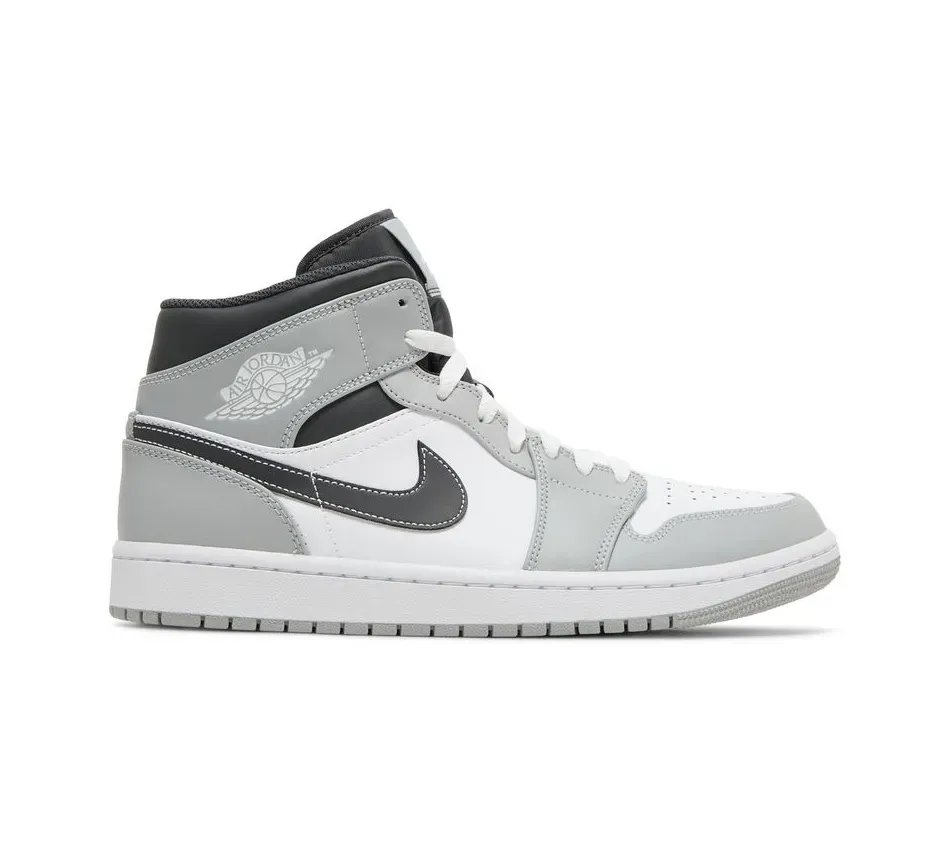 Air Jordan 1 Mid Light Smoke Grey фото