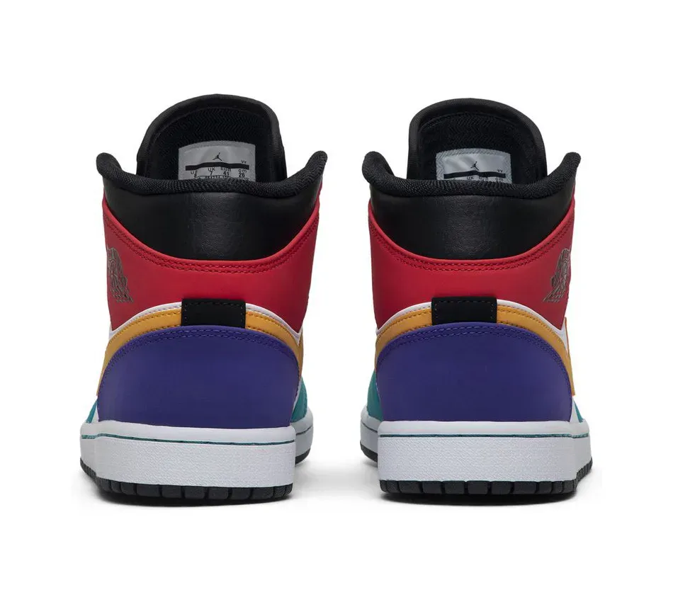 Air Jordan 1 Mid Bred Multi-Color фото