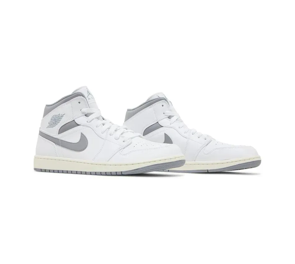 Air Jordan 1 Mid Neutral Grey фото
