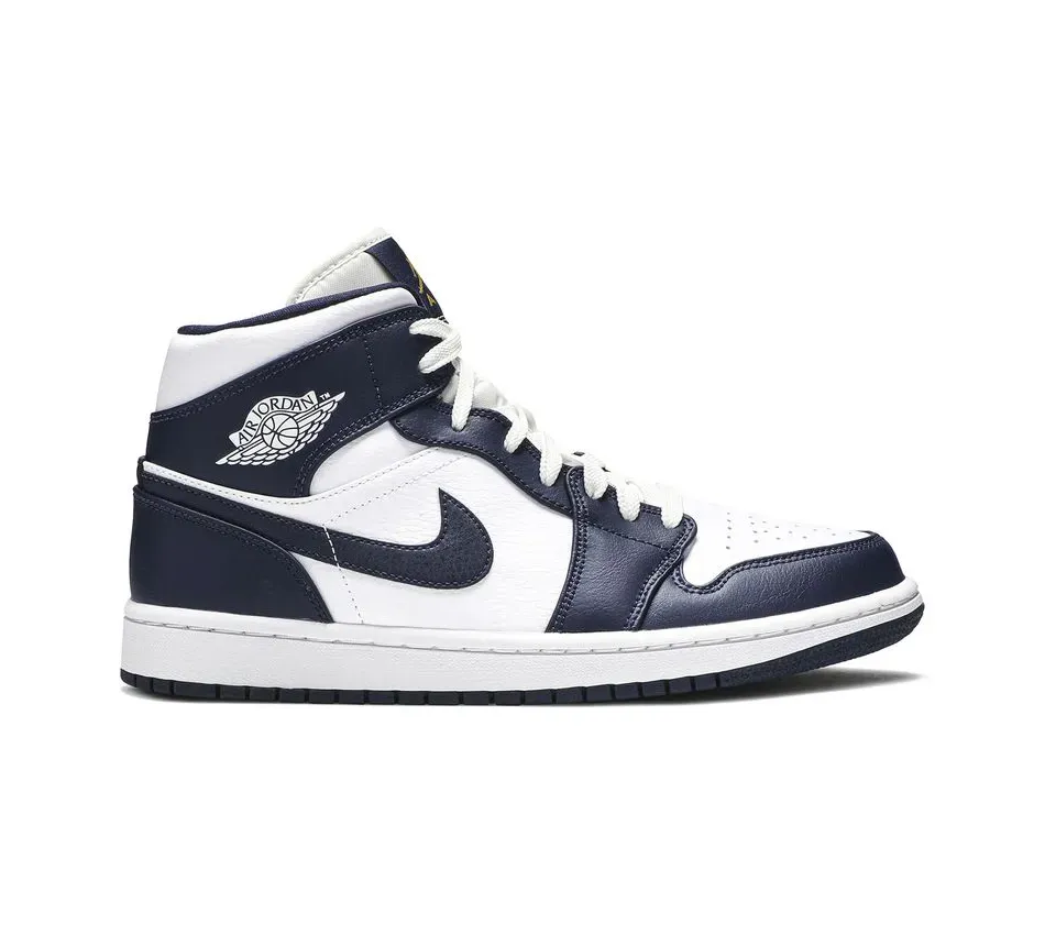 Air Jordan 1 Mid 1 Mid 'Obsidian' (2019) фото