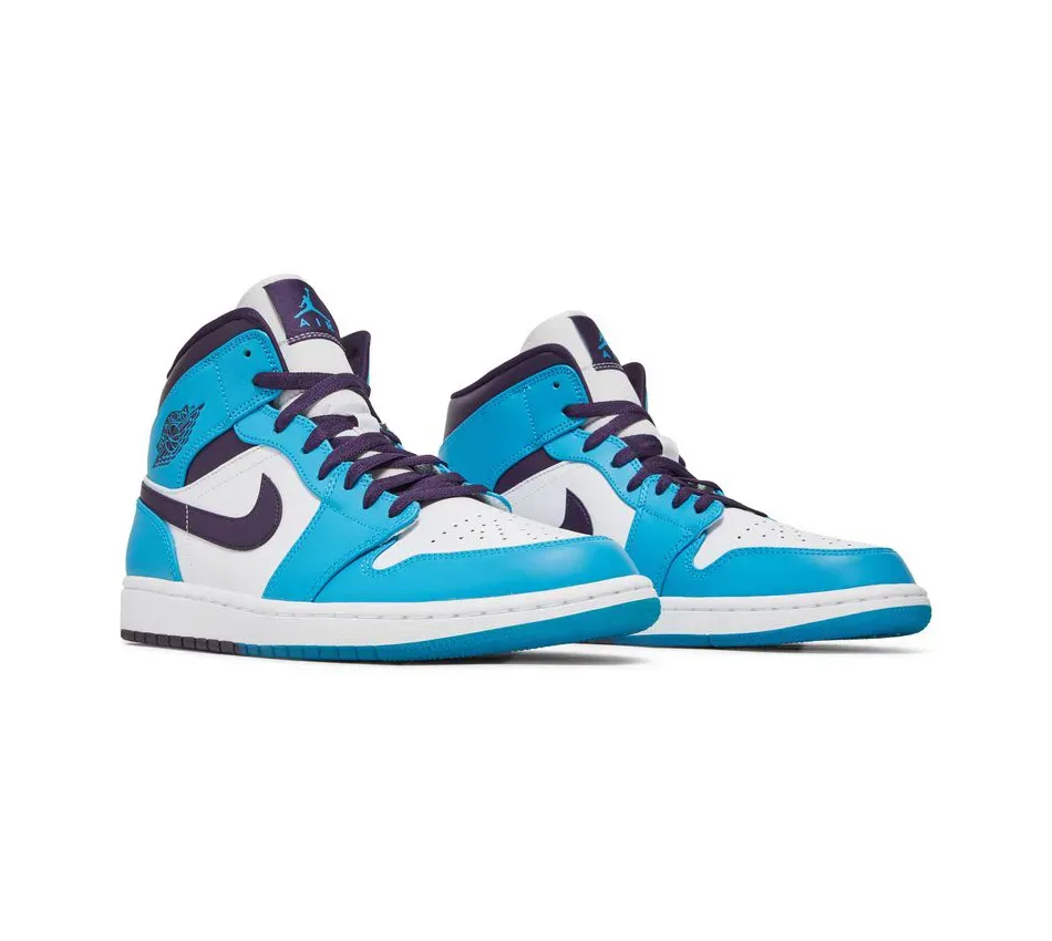 Air Jordan 1 Mid Hornets фото