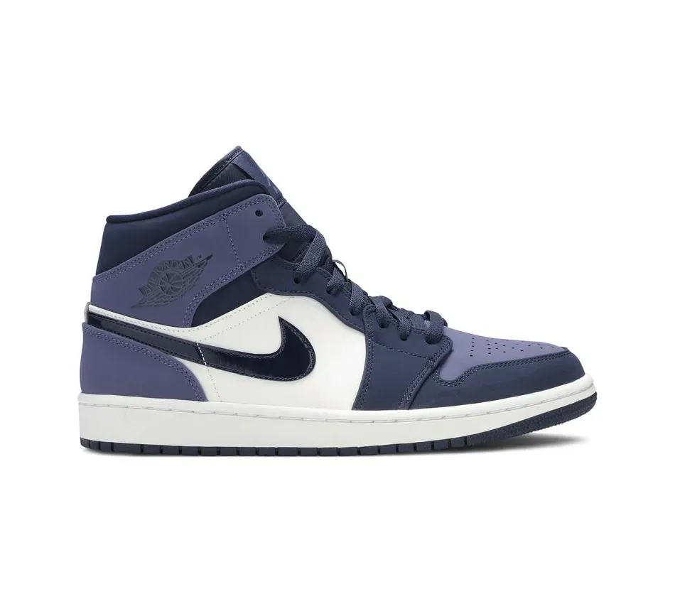 Air Jordan 1 Mid Sanded Purple (2019) фото