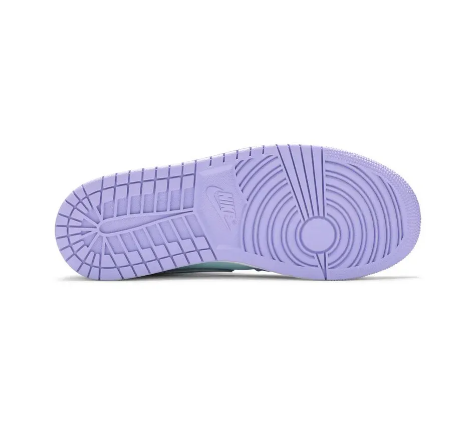 Air Jordan 1 Mid Purple Aqua фото