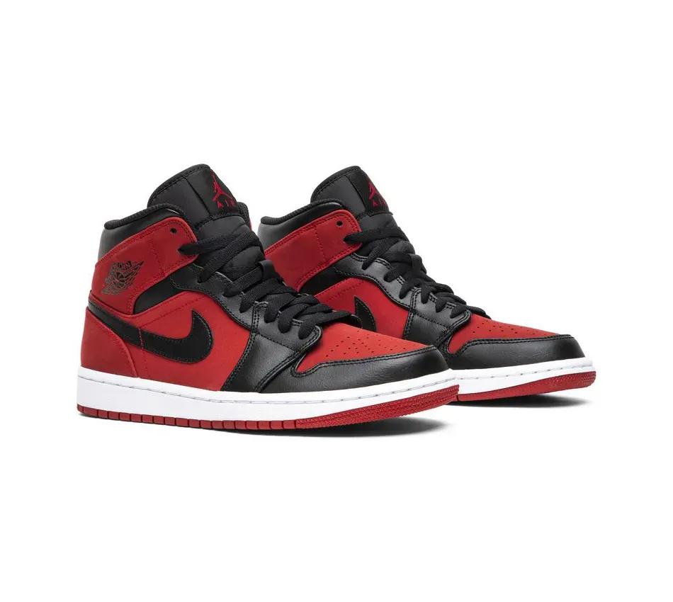 Air Jordan 1 Mid 1 Mid Reverse Banned фото