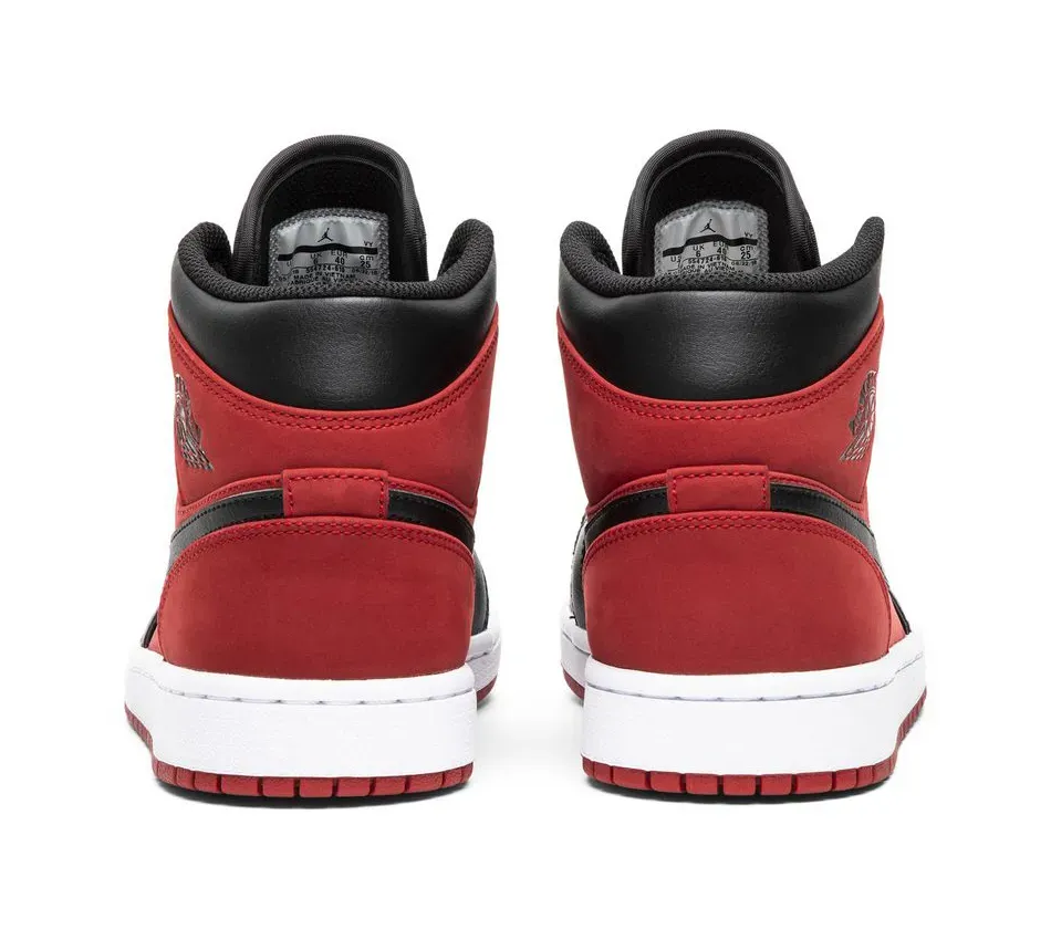 Air Jordan 1 Mid 1 Mid Reverse Banned фото