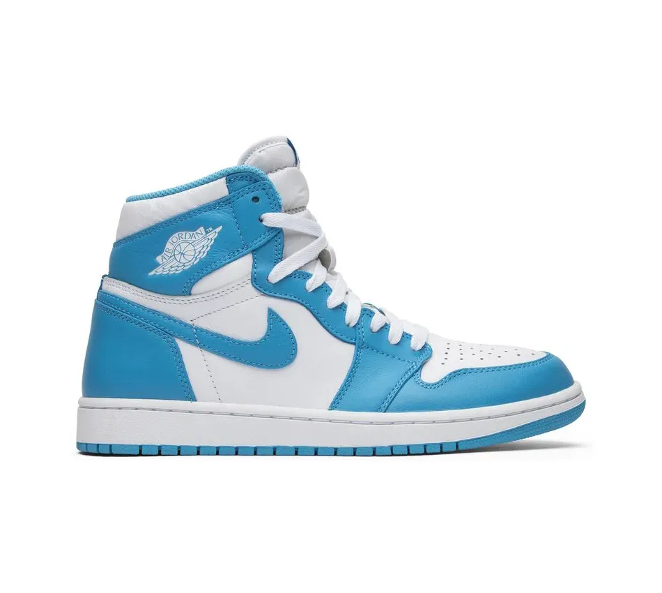 Air Jordan 1 High 1 Retro UNC фото