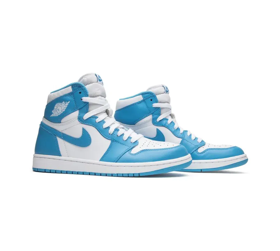 Air Jordan 1 High 1 Retro UNC фото