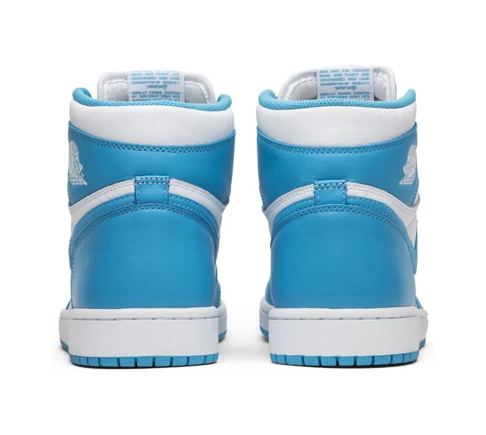 Air Jordan 1 High 1 Retro UNC фото