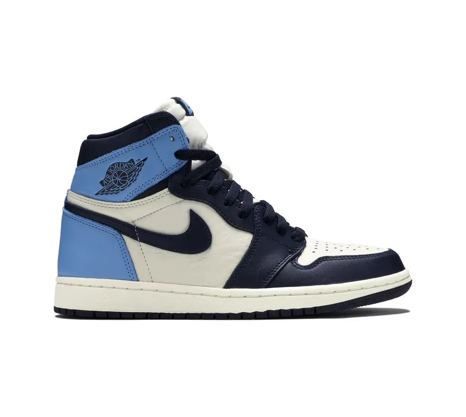 Высокие кроссовки Air Jordan 1 High OG Obsidian (2019) (Разноцветный) Мужской