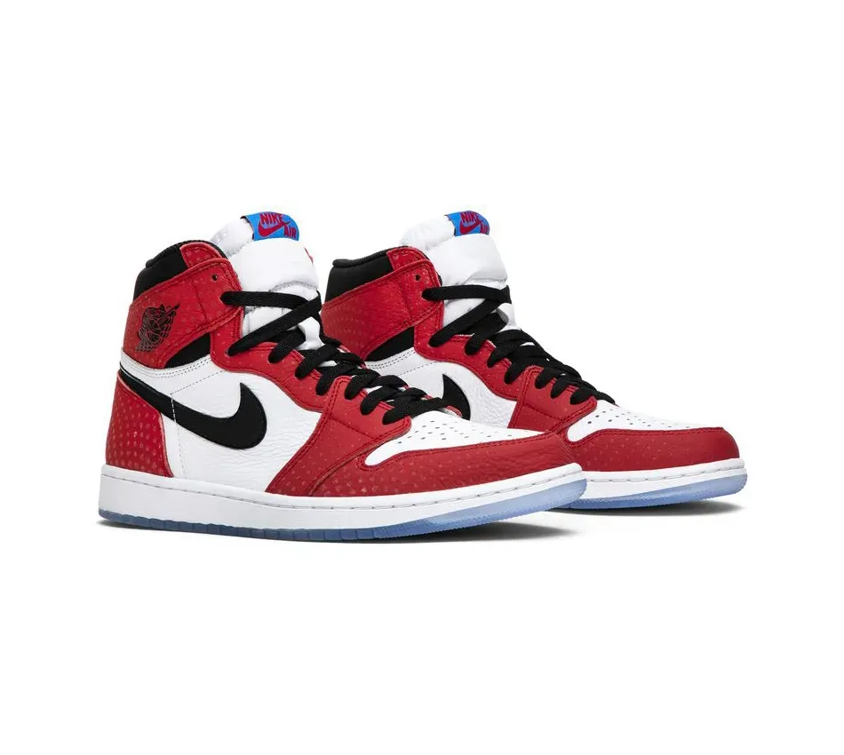 Air Jordan 1 High Chicago Crystal (Spider-Man Origin Story) (2018) фото