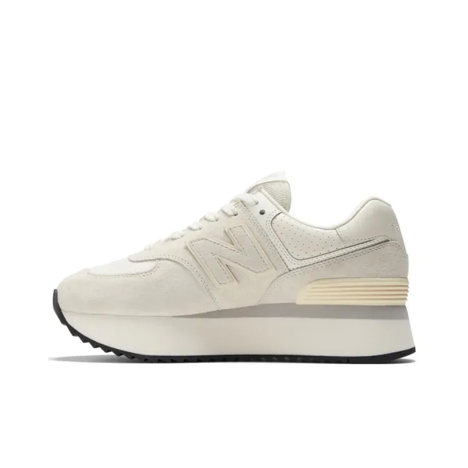 Низкие кроссовки New Balance 574 White Grey (Серый) Женский Низкие кроссовки New Balance 574 White Grey (Серый) Женский