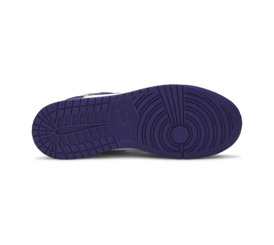 1 Retro High Court Purple White
