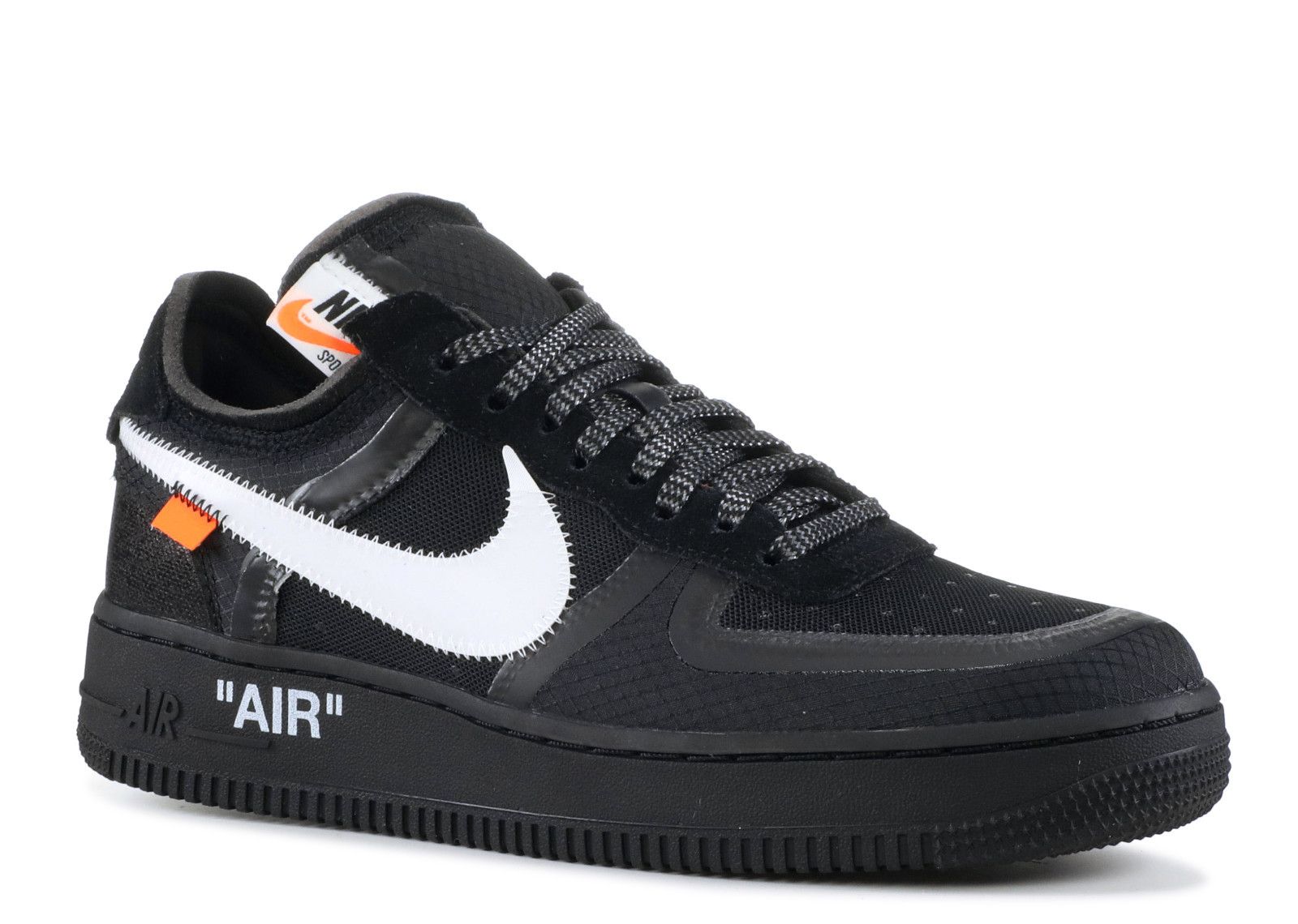 Air Force 1 Off White 1 Low Black (2018) фото