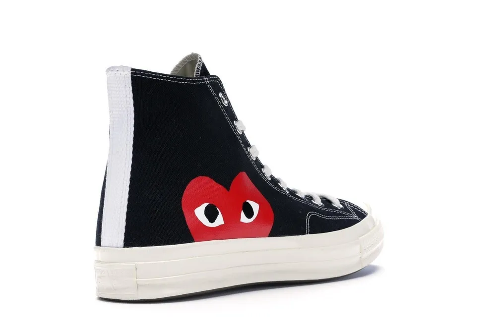 Chuck Taylor Chuck Taylor All-Star 70s Hi Comme des Garcons PLAY Black фото