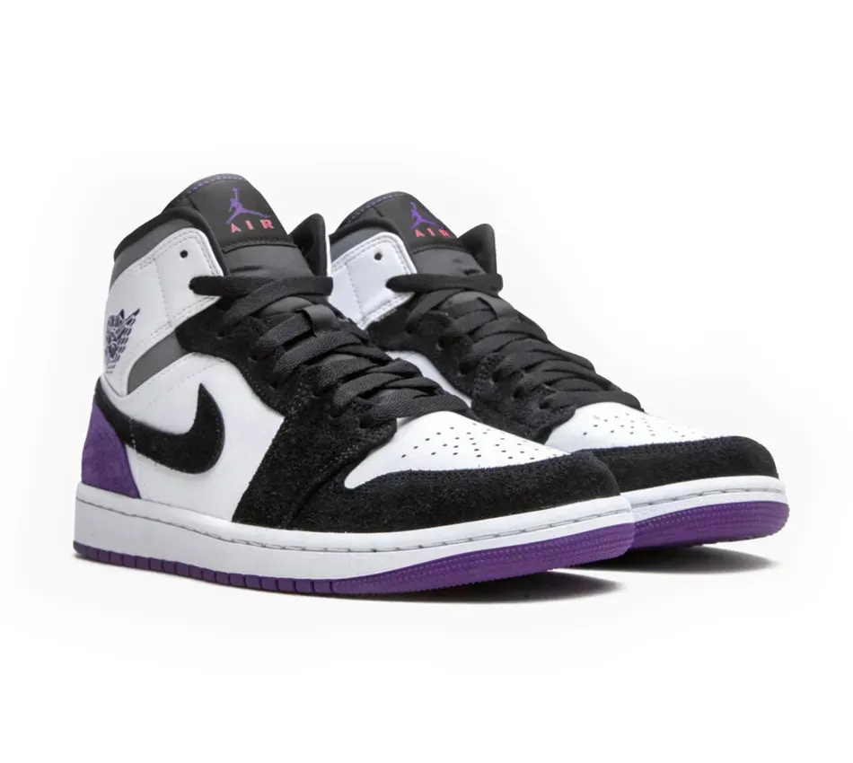 Air Jordan 1 Mid SE Purple фото