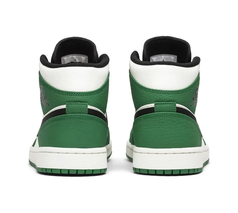 Air Jordan 1 Mid Pine Green (2019) фото