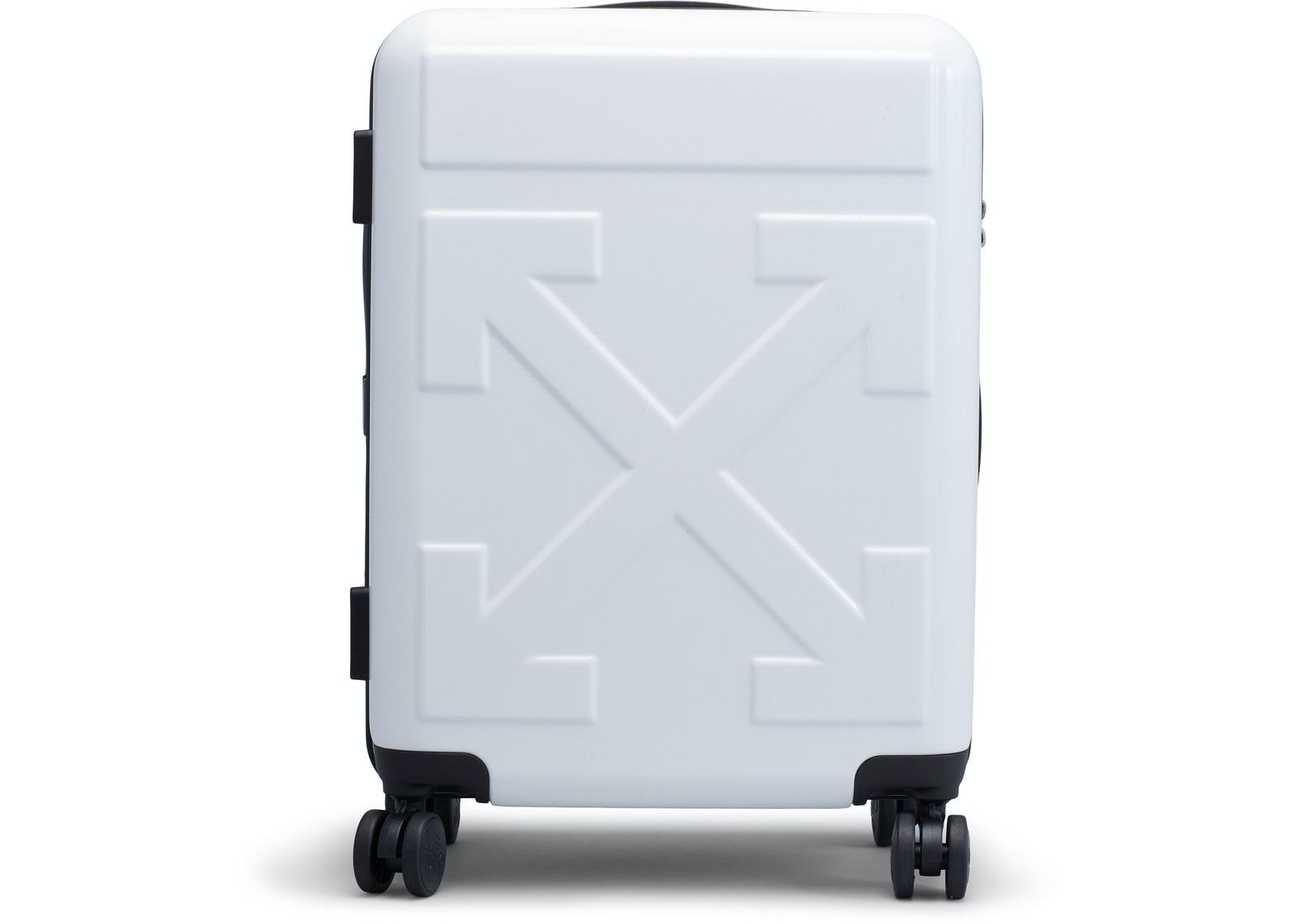 OFF-WHITE Quote Luggage "FOR TRAVEL" White фото