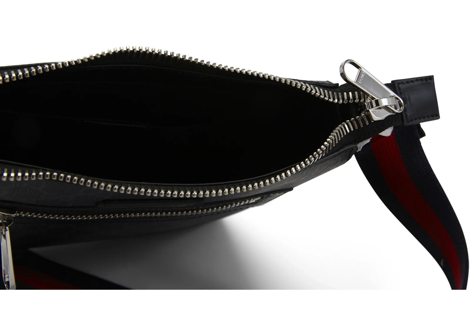 Gucci Messenger GG Supreme Small Black/Grey фото