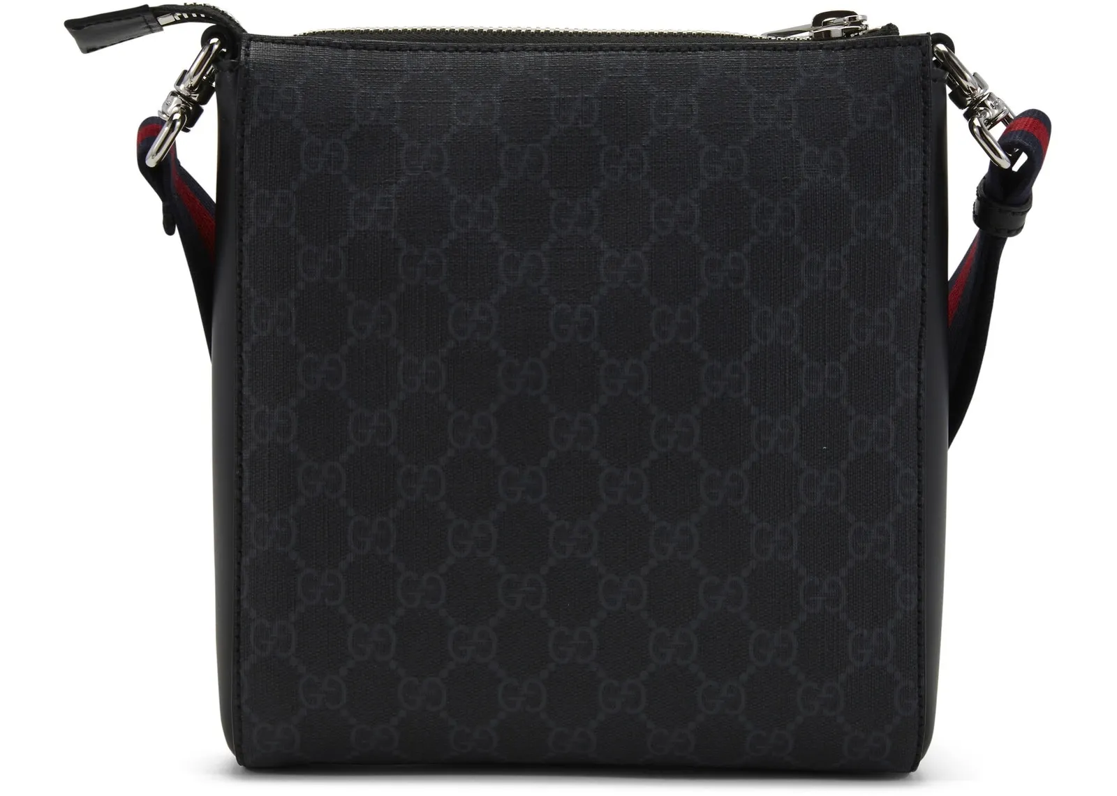Gucci Messenger GG Supreme Small Black/Grey фото