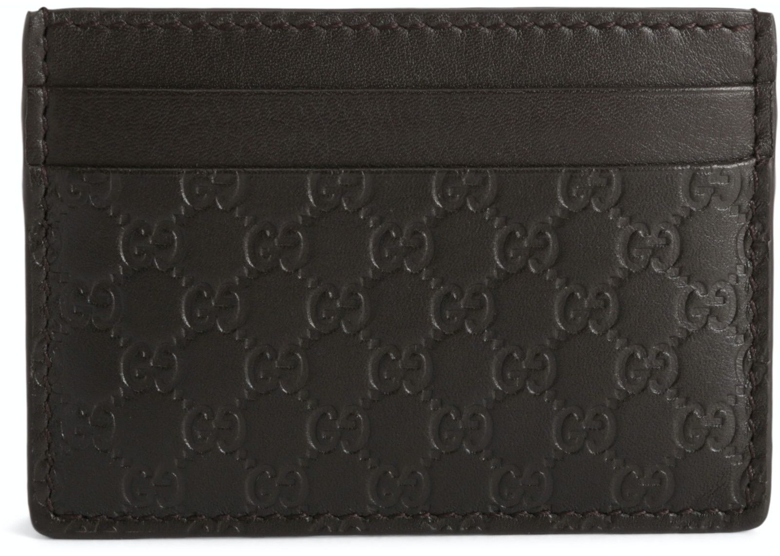 Gucci Card Case Microguccissima Black фото