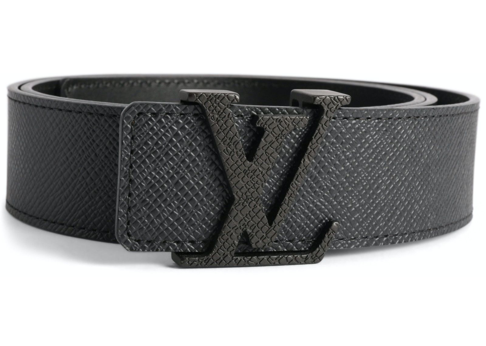 Louis Vuitton Initiales Belt Taiga Ardoise фото