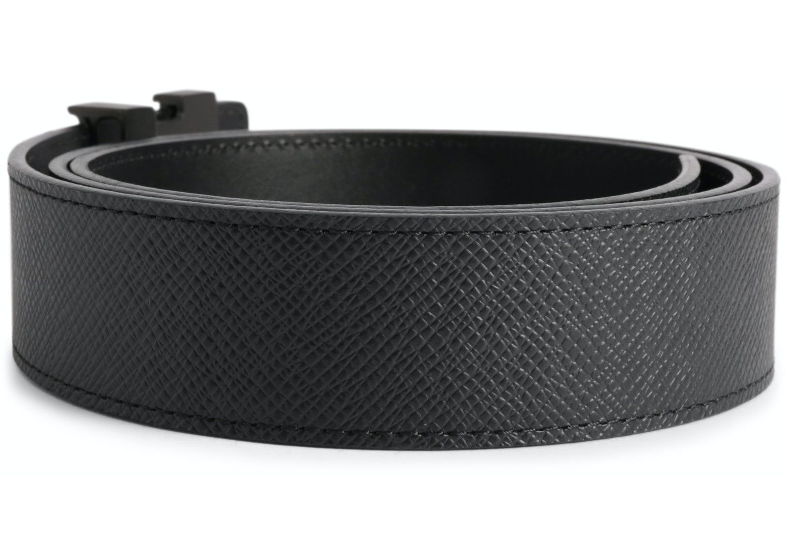 Louis Vuitton Initiales Belt Taiga Ardoise фото