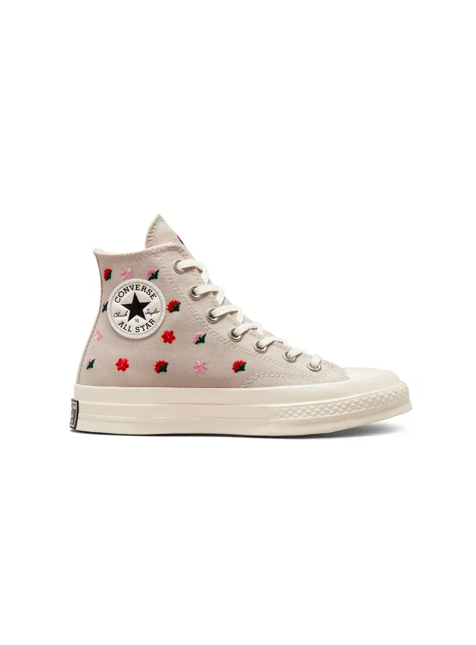 Chuck Taylor High Floral Embroidery Desert Sand\Egret фото