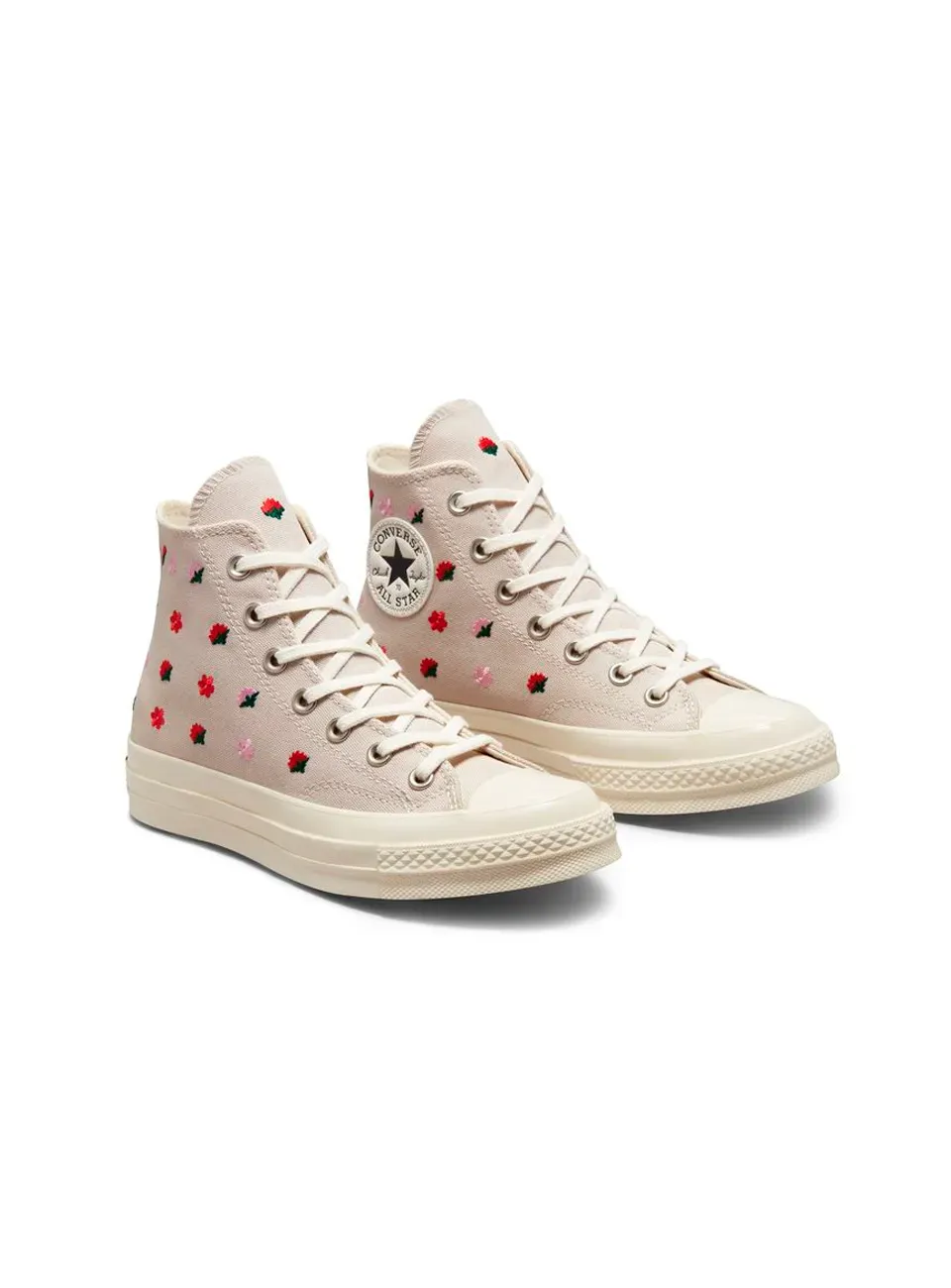 Chuck Taylor High Floral Embroidery Desert Sand\Egret
