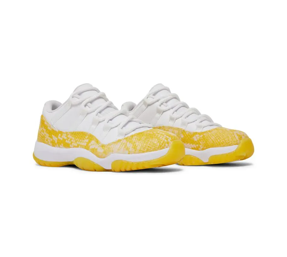 Air Jordan 11 Yellow Snakeskin фото