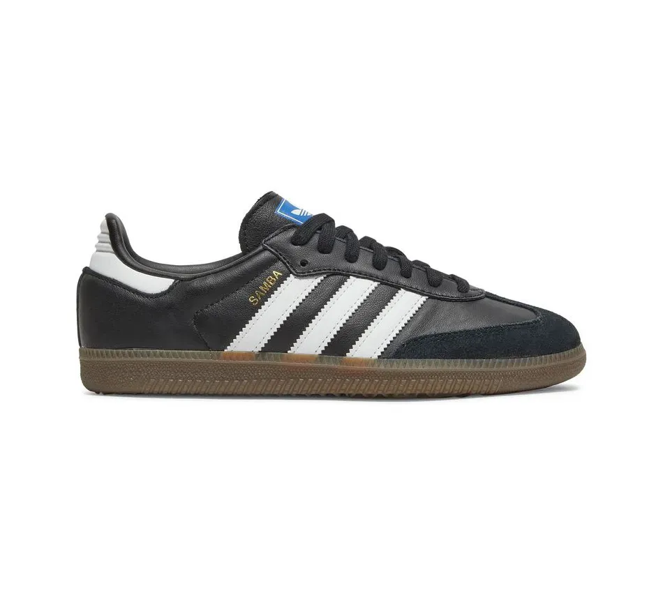 Низкие кроссовки Adidas Samba OG Black Gum (Чёрный) Мужской