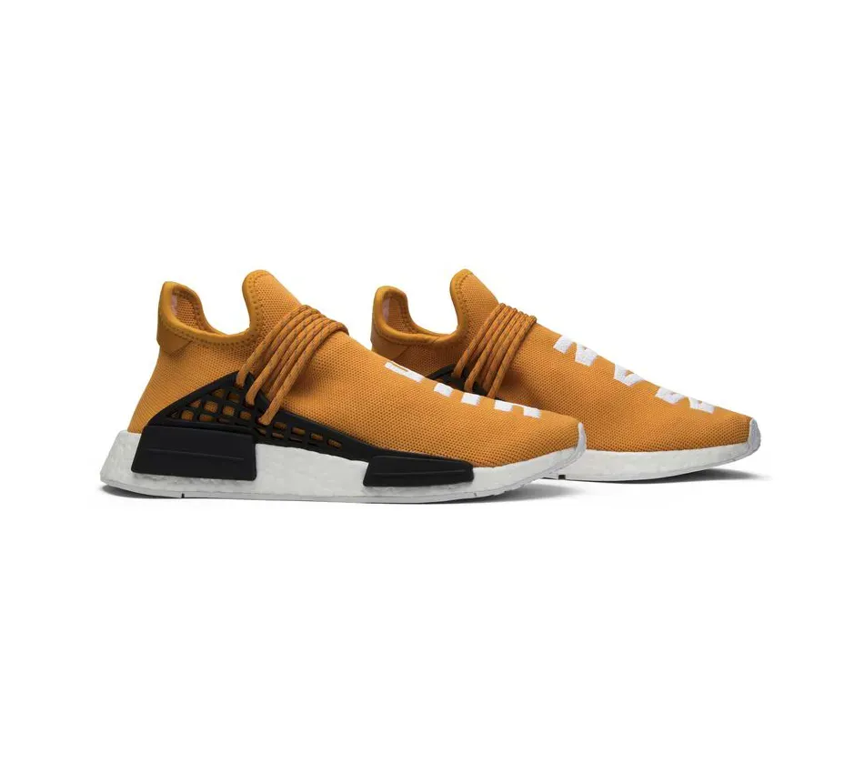 NMD Pharrell NMD HU Hue Man Human Race Tangerine фото