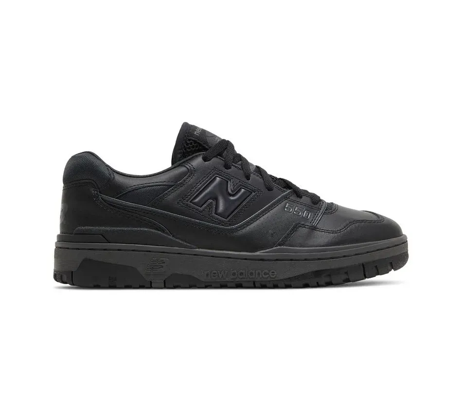 Низкие кроссовки New Balance 550 Absolute Black (Чёрный) Унисекс