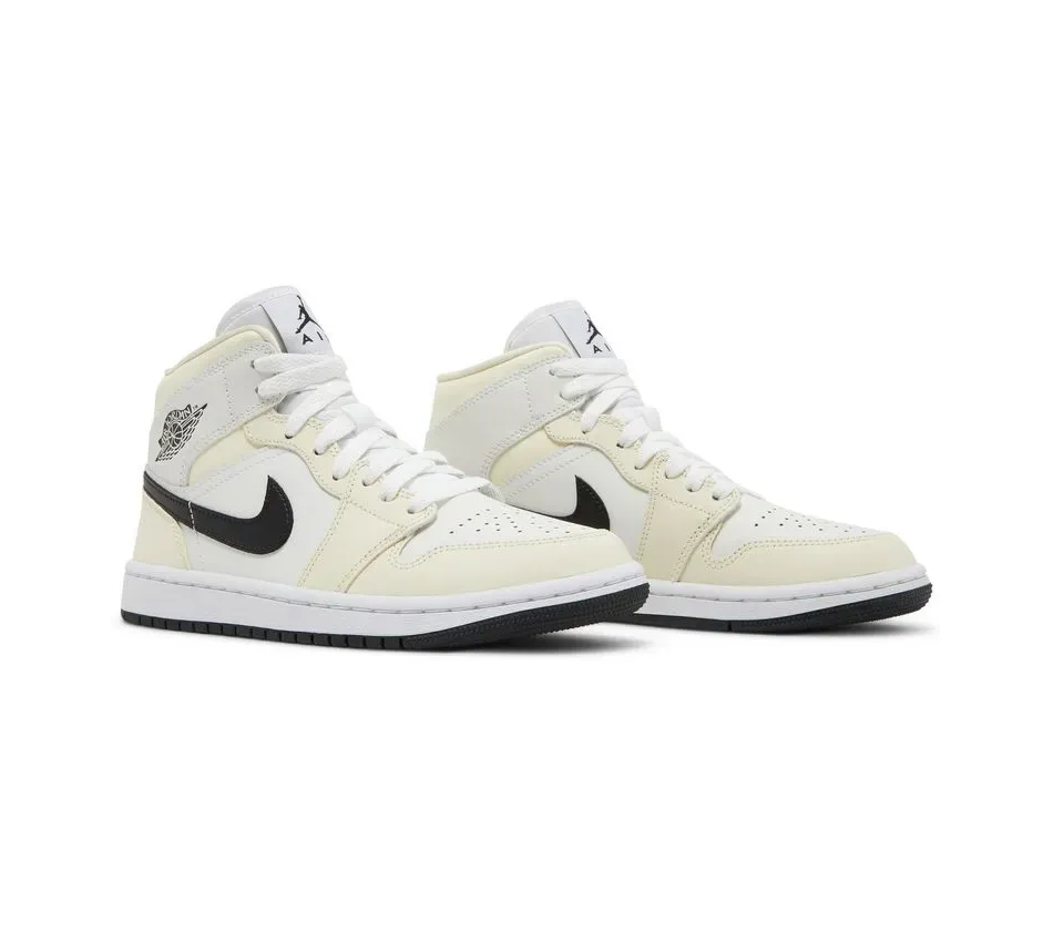 Air Jordan 1 Mid Coconut Milk фото