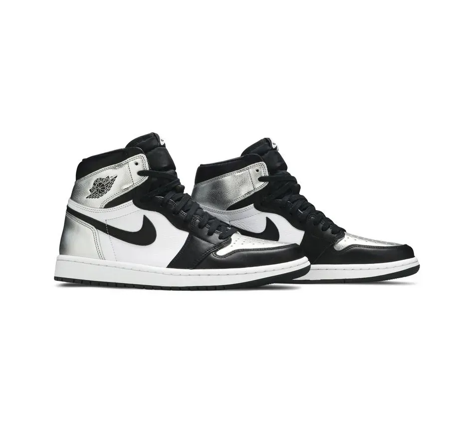 Air Jordan 1 High Jordan 1 Retro Metallic Silver фото