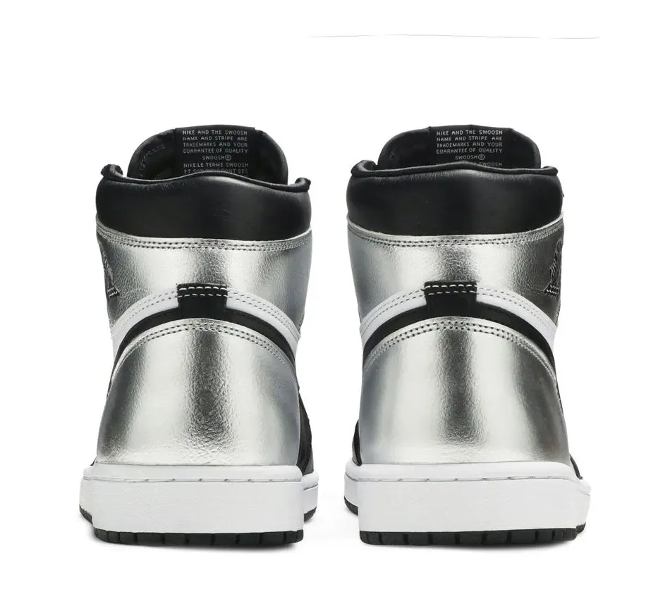 Air Jordan 1 High Jordan 1 Retro Metallic Silver фото