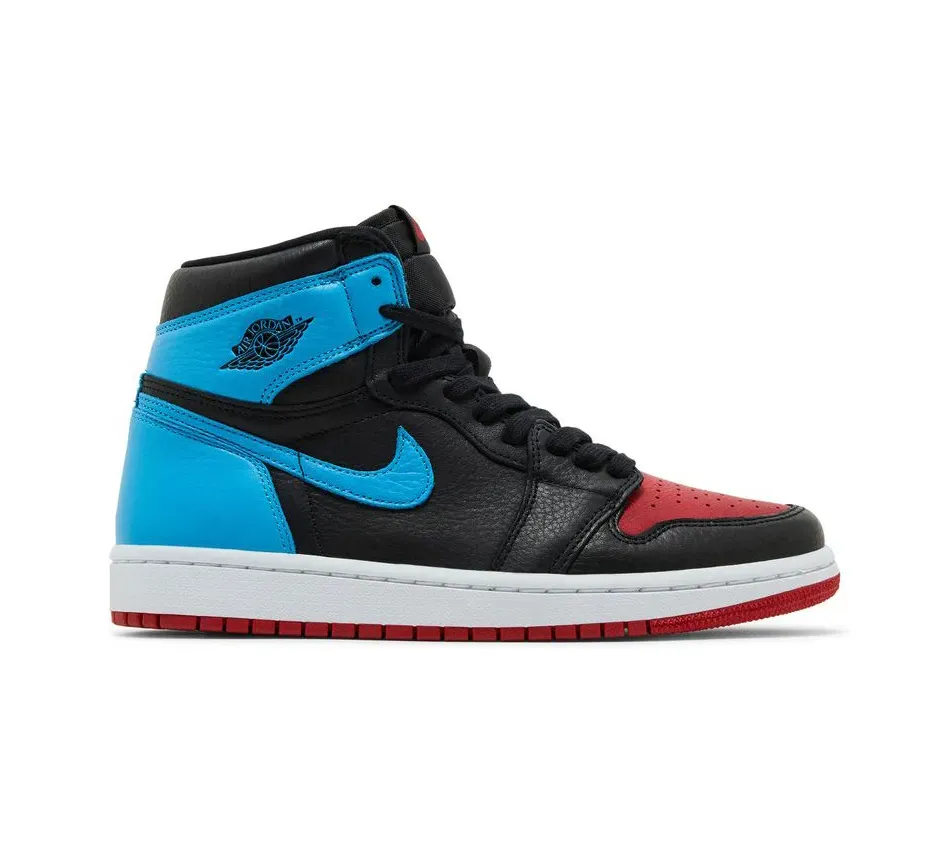 Air Jordan 1 High Womens Nike AJ I 1 High OG 'UNC To Chicago' (2020) фото