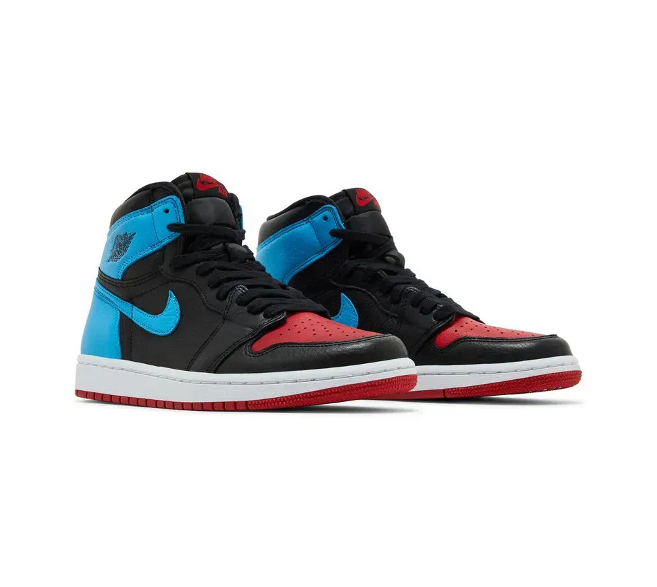 Air Jordan 1 High Womens Nike AJ I 1 High OG 'UNC To Chicago' (2020) фото