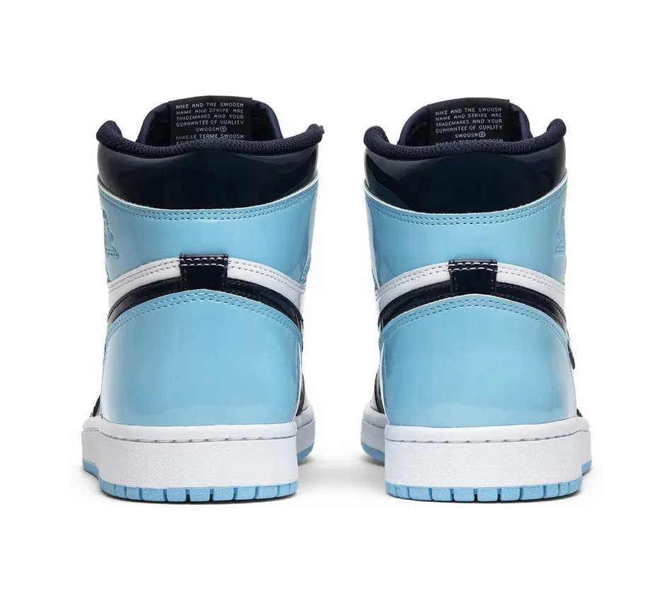 Air Jordan 1 High UNC Patent фото