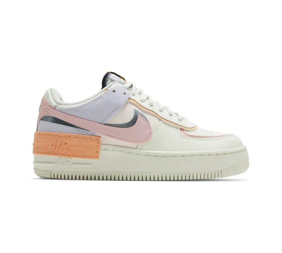 Низкие кроссовки Nike Air Force 1 Shadow Orange Chalk Pink Glaze (Разноцветный) Женский