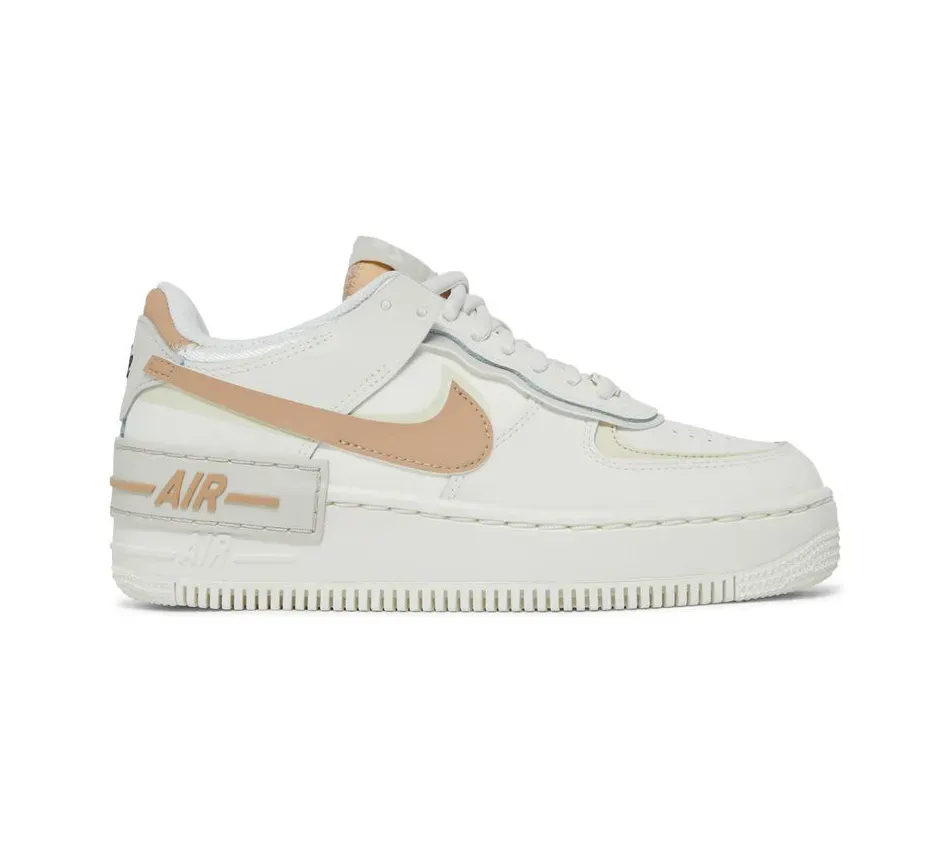 Низкие кроссовки Nike Air Force 1 Low Sail Hemp (Бежевый) Женский