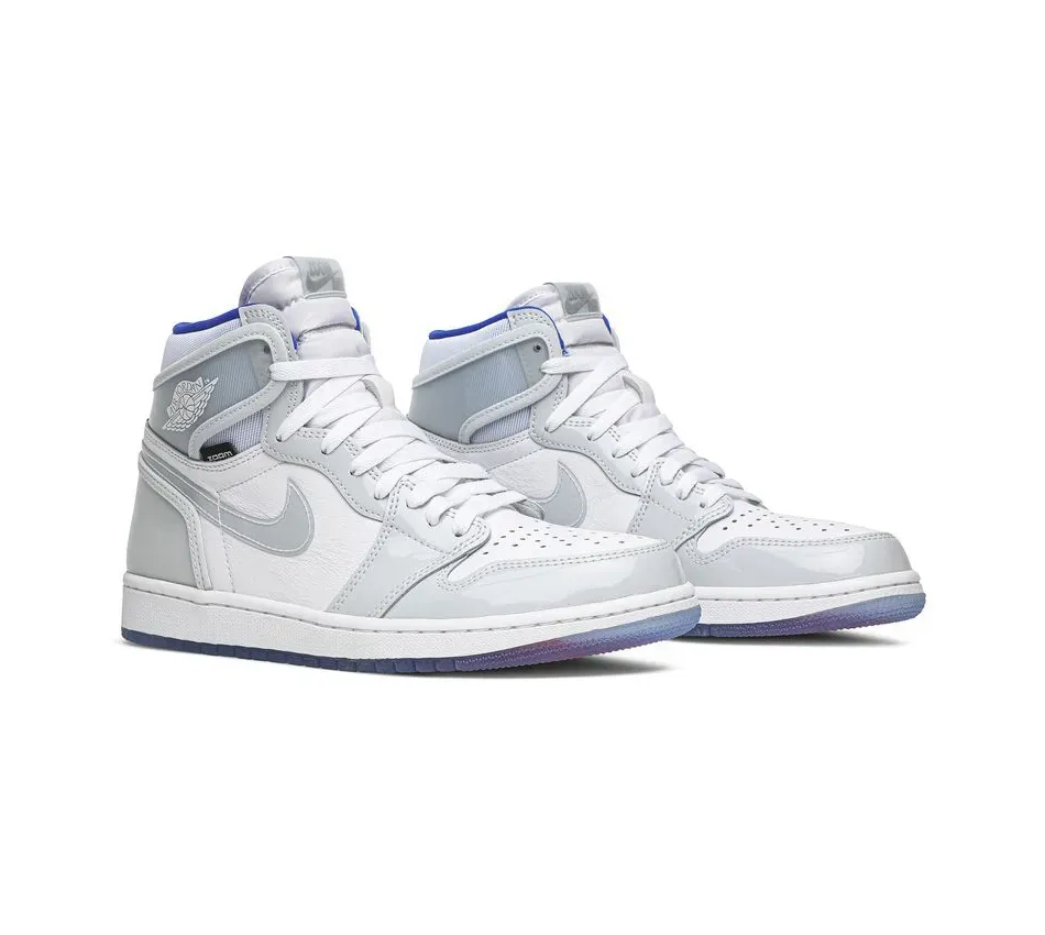 Air Jordan 1 High 1 Retro High Zoom White Racer Blue (2020) фото