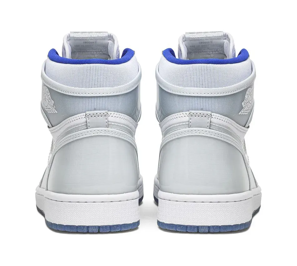 Air Jordan 1 High 1 Retro High Zoom White Racer Blue (2020) фото