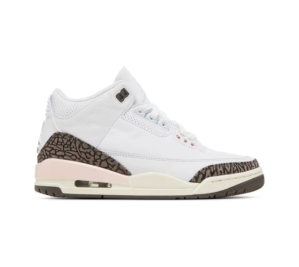 Высокие кроссовки Air Jordan 3 Retro Neapolitan (Белый) Унисекс