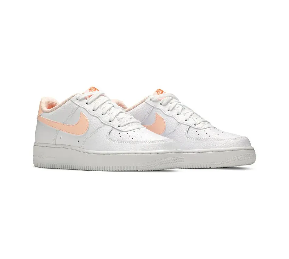 Air Force 1 Low GS White Hyper Crimson фото