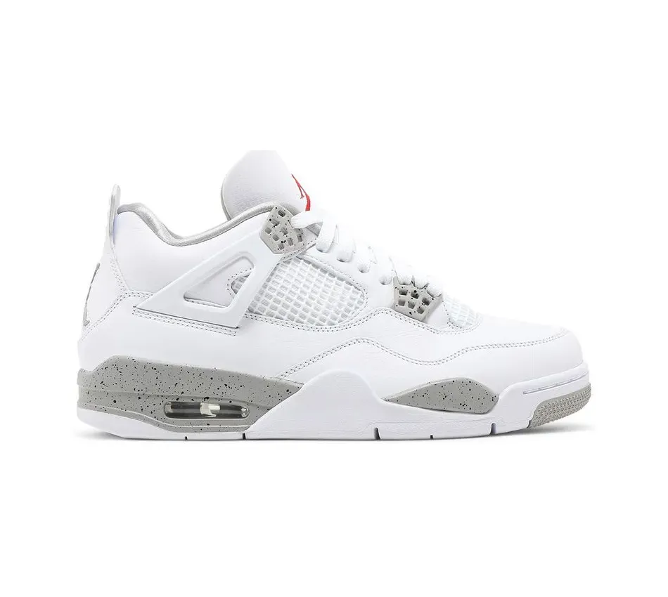 Air Jordan 4 White Oreo фото