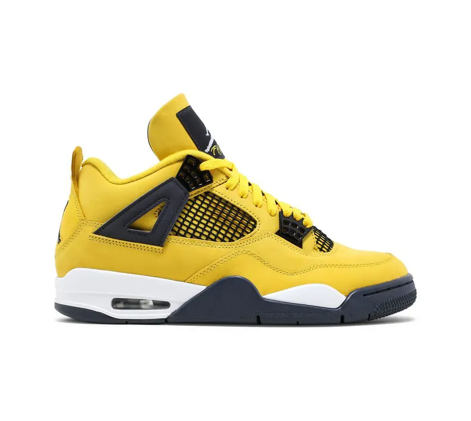 Air Jordan 4 Retro Lightning 2021 фото