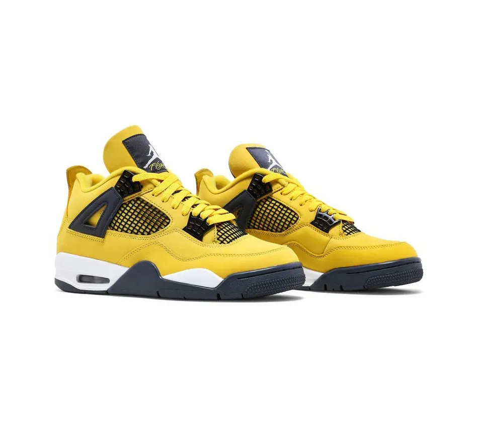 Air Jordan 4 Retro Lightning 2021 фото