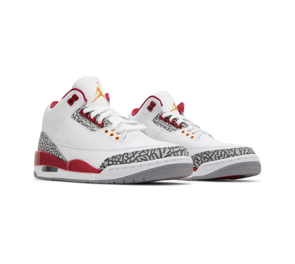 Air Jordan 3 Cardinal Red фото